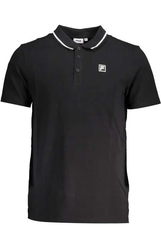 FILA MEN S BLACK SHORT SLEEVED POLO SHIRT sold by Siebentaschen