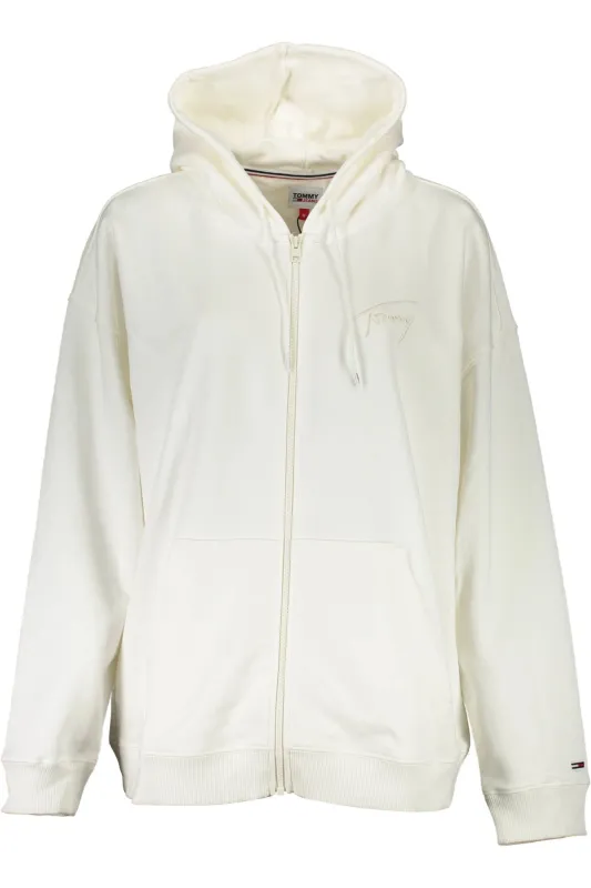 TOMMY HILFIGER SWEATSHIRT WITH ZIP WOMAN WHITE sold by Siebentaschen