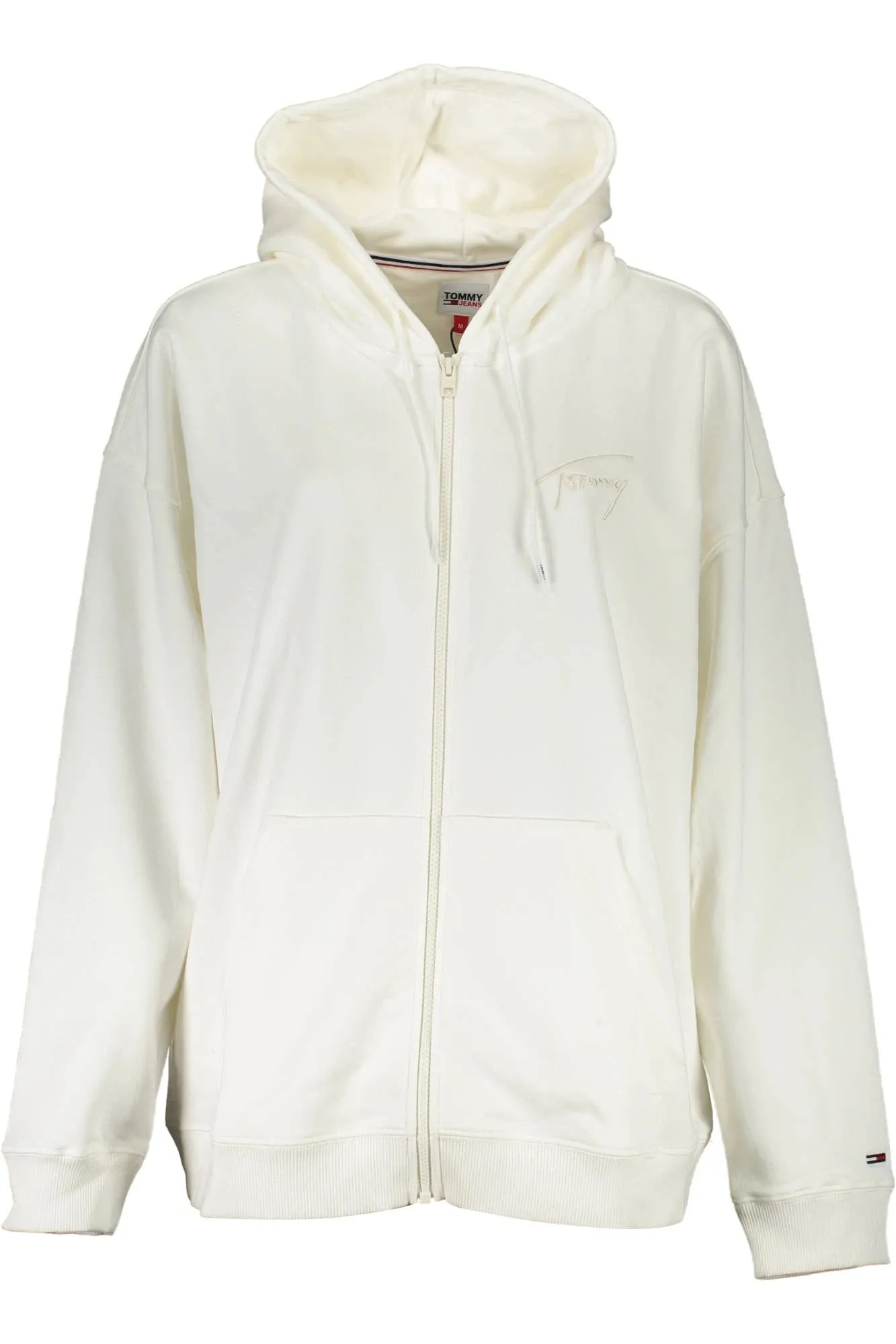 TOMMY HILFIGER SWEATSHIRT WITH ZIP WOMAN WHITE sold by Siebentaschen