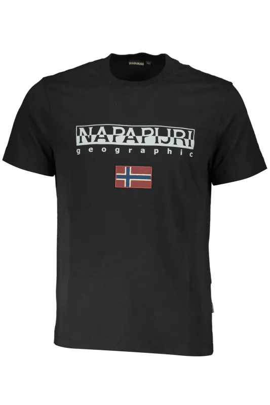 NAPAPIJRI T-SHIRT SHORT SLEEVE MAN BLACK sold by Siebentaschen
