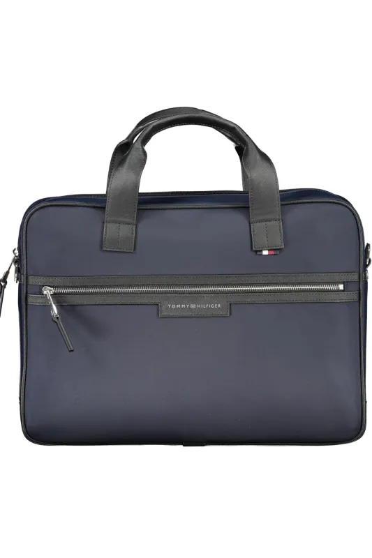 TOMMY HILFIGER BLUE MEN S BRIEFCASE made by Tommy Hilfiger