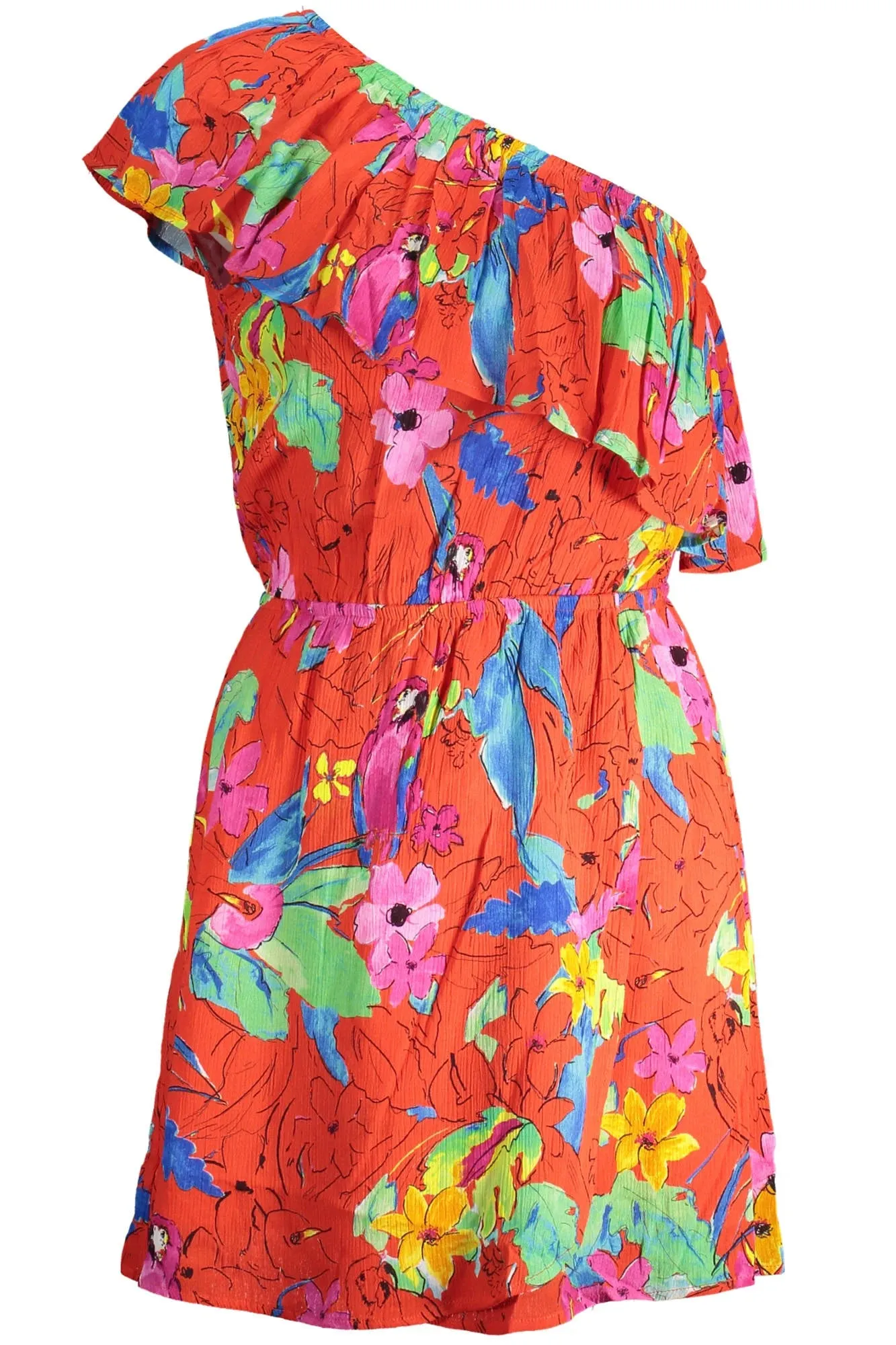 DESIGUAL RED SHORT DRESS FOR WOMEN sold by Siebentaschen