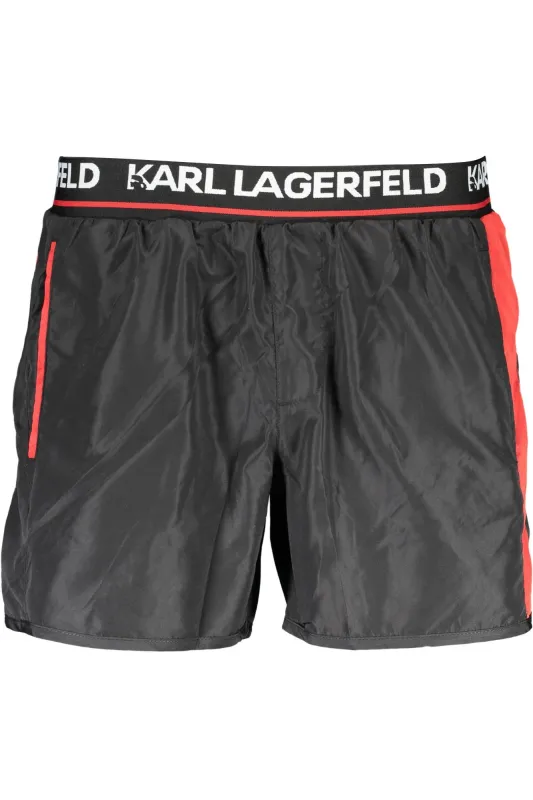 KARL LAGERFELD BEACHWEAR SWIMSUIT BLACK MEN S BOTTOM sold by Siebentaschen