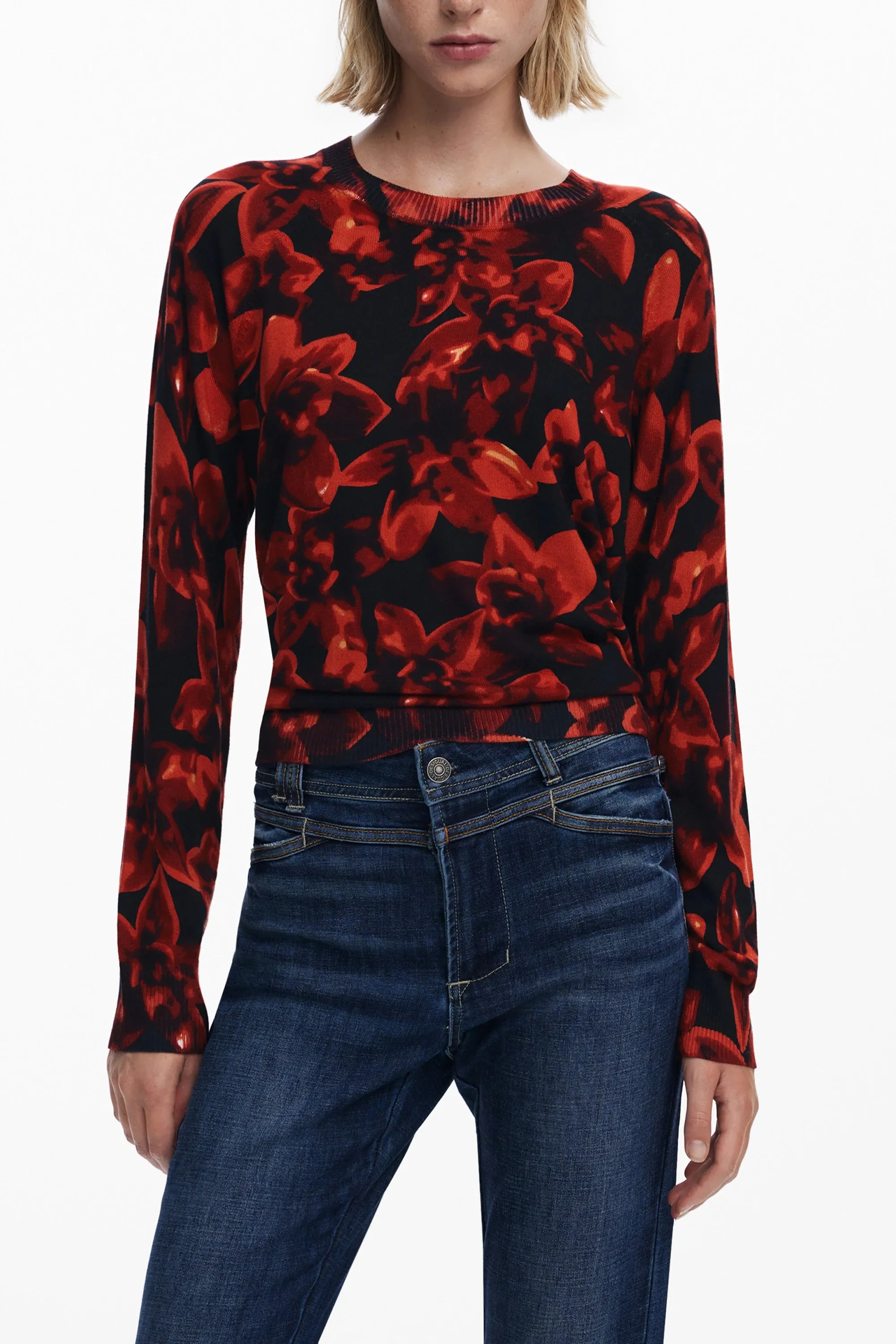 DESIGUAL WOMEN S BLACK SWEATER sold by Siebentaschen