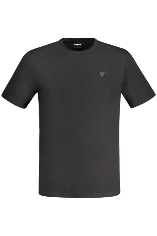 GUESS JEANS SHORT SLEEVE T-SHIRT MEN BLACK sold by Siebentaschen