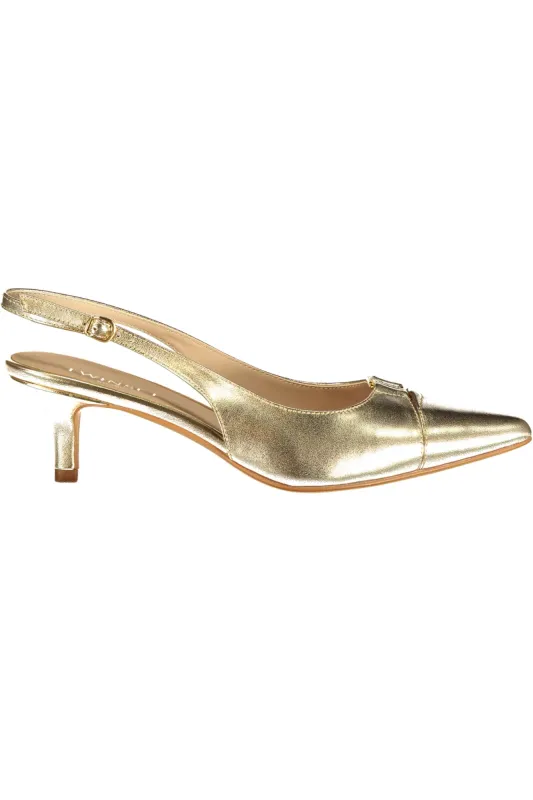 TWINSET WOMEN S GOLD SANDALS sold by Siebentaschen