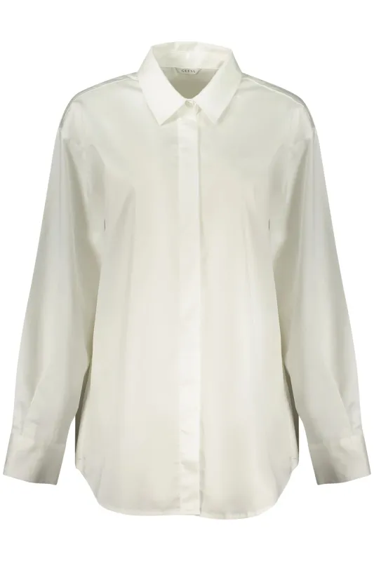 GUESS JEANS WOMEN S LONG-SLEEVED SHIRT WHITE sold by Siebentaschen