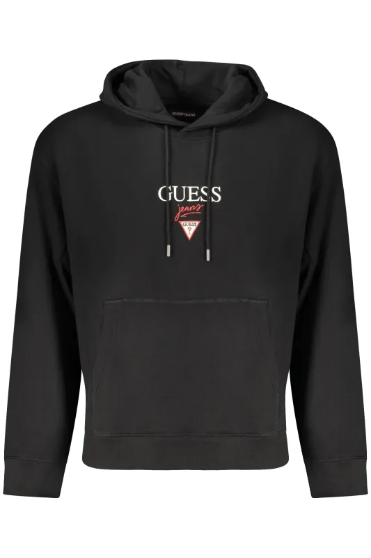 GUESS JEANS MEN S BLACK ZIP-UP SWEATSHIRT sold by Siebentaschen