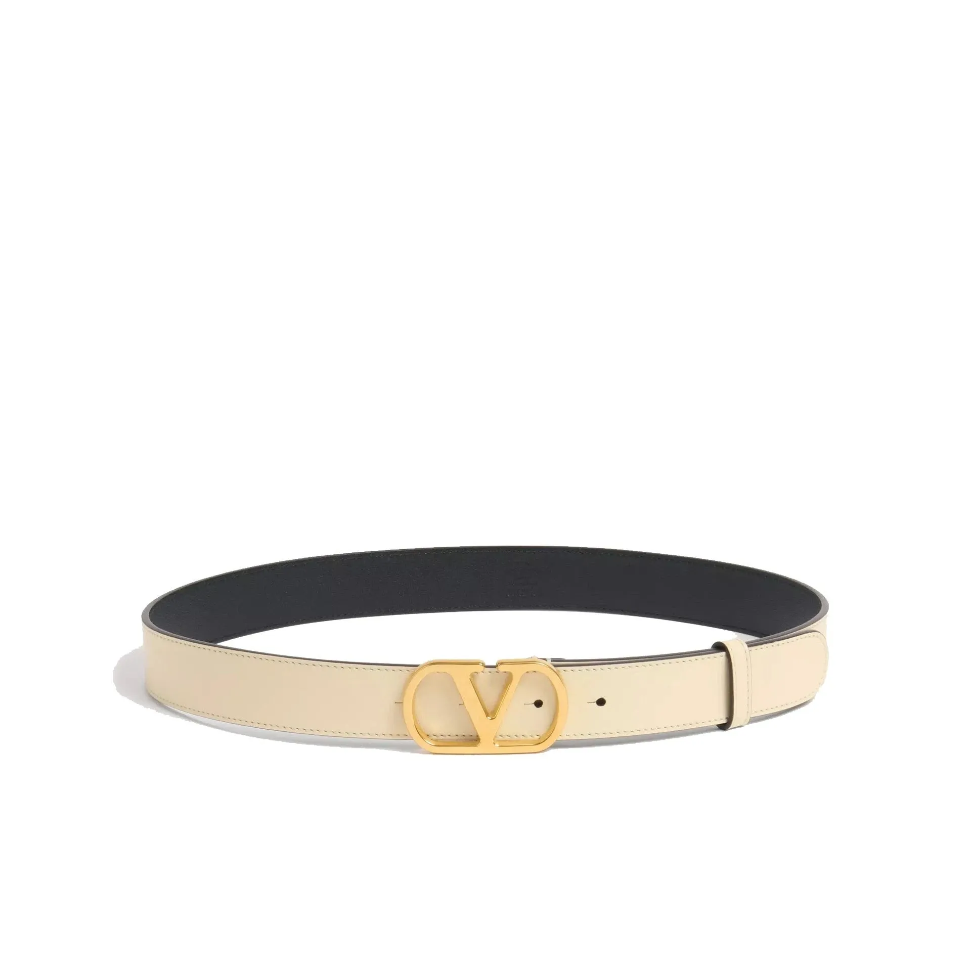 Valentino Garavani VLogo Signature Reversible Calf Leather Belt – Womens Belt sold by Siebentaschen