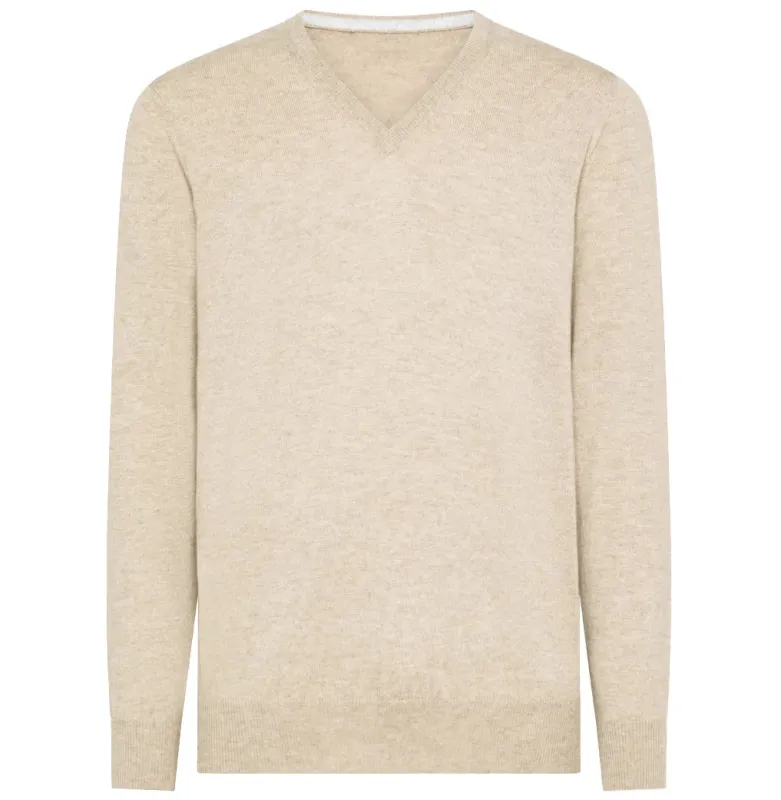 Emilio Romanelli Sweaters Beige Man sold by Siebentaschen