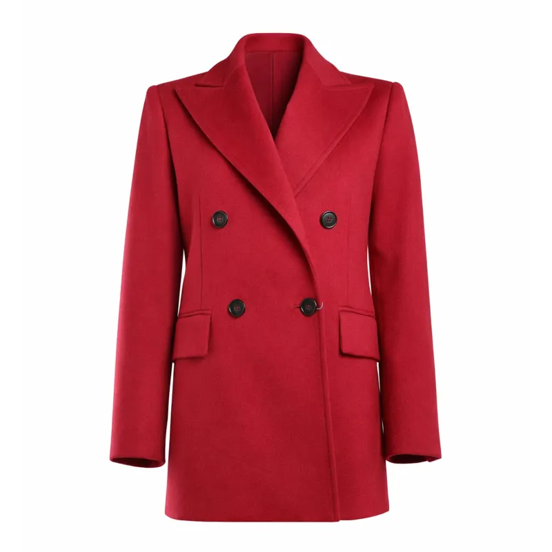 Loro Piana Fabric Coats Red Woman sold by Siebentaschen