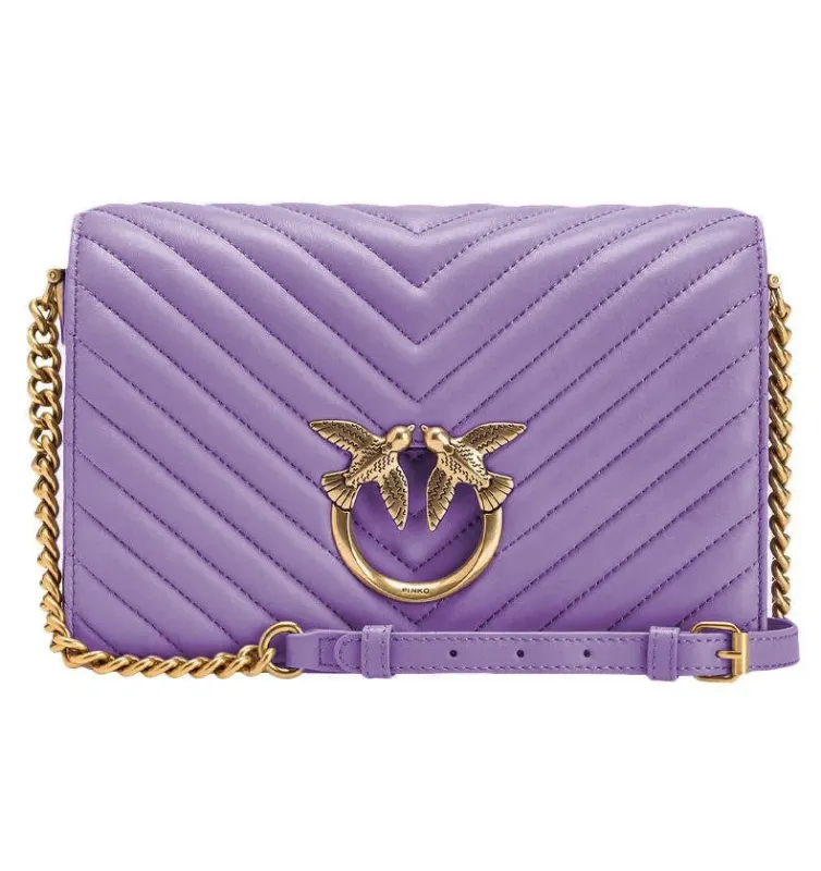 Pinko Crossbody Bags Lilac Woman sold by Siebentaschen