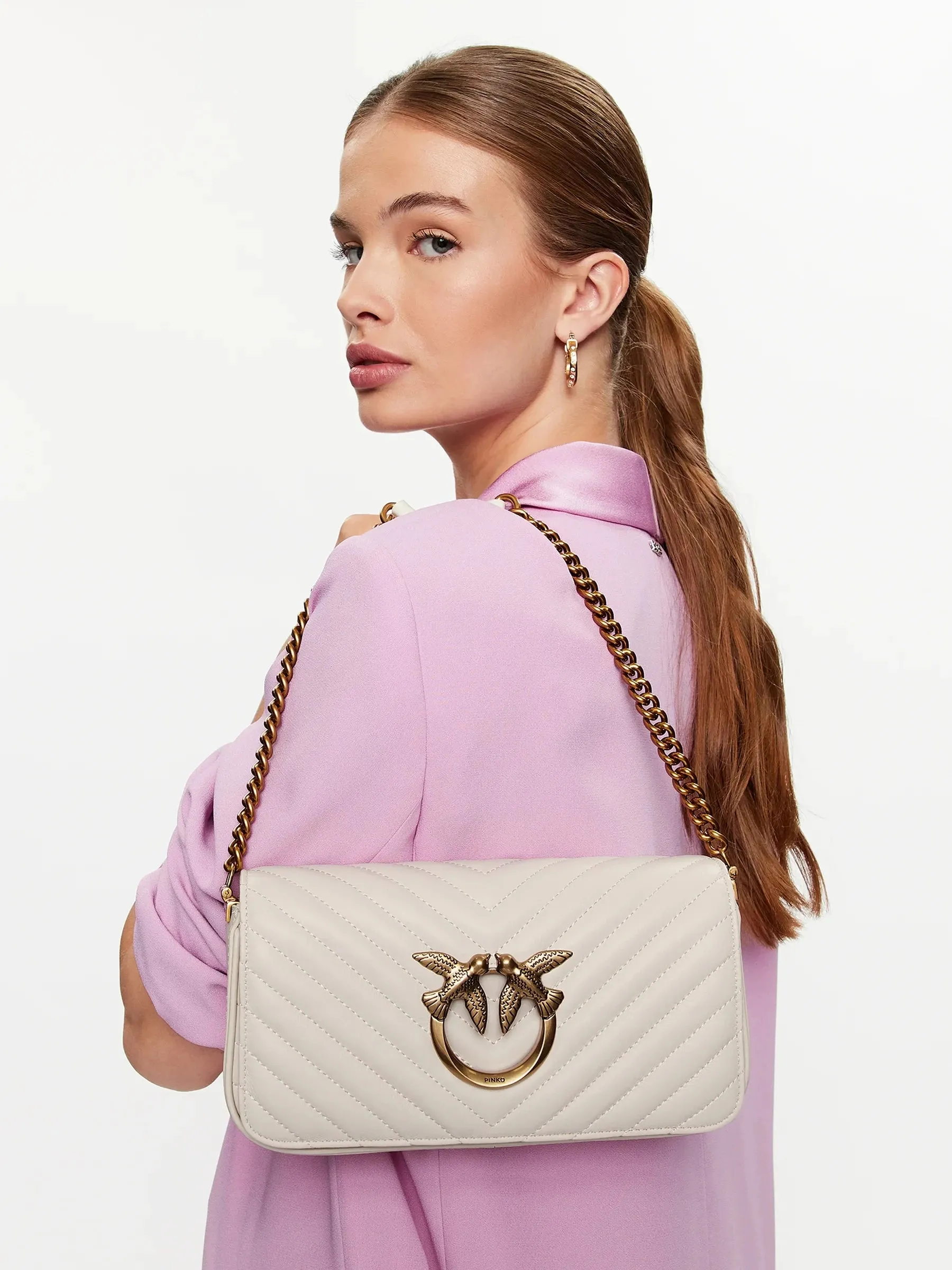 Pinko Crossbody Bags White Woman sold by Siebentaschen product image thumbnail 5