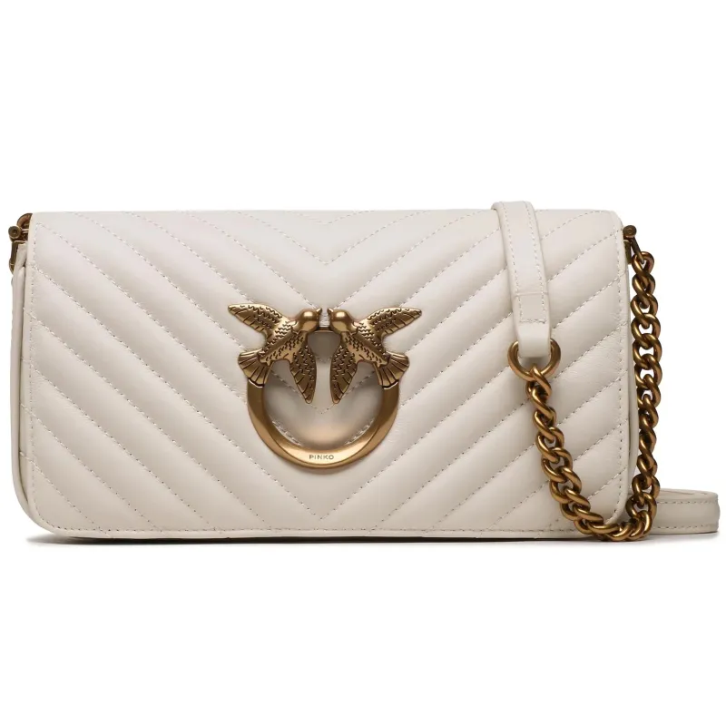 Pinko Crossbody Bags White Woman sold by Siebentaschen