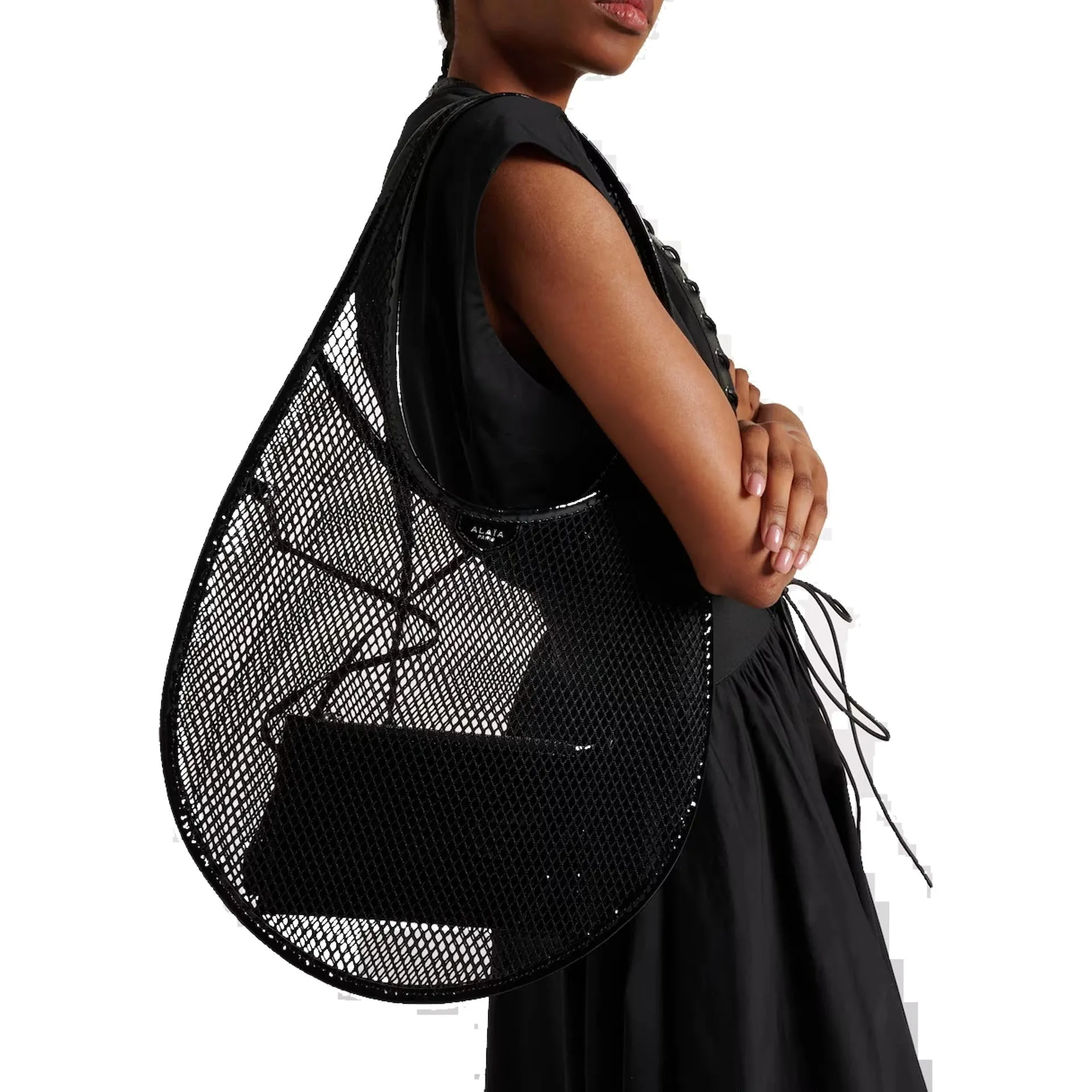 Alaïa One Piece Medium Mesh Tote Bag sold by Siebentaschen product image thumbnail 4
