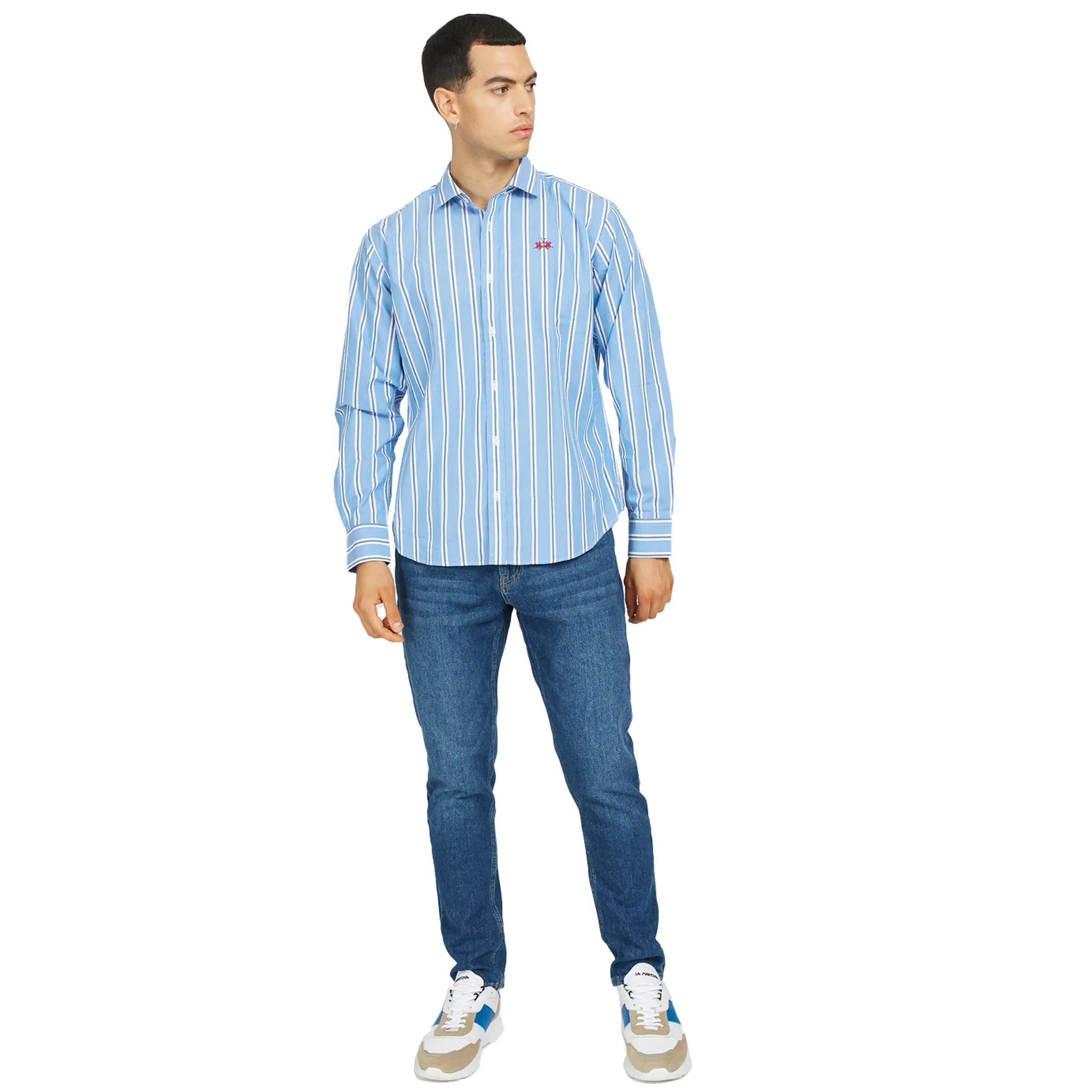 La Martina Shirts Blue Man sold by Siebentaschen product image thumbnail 4