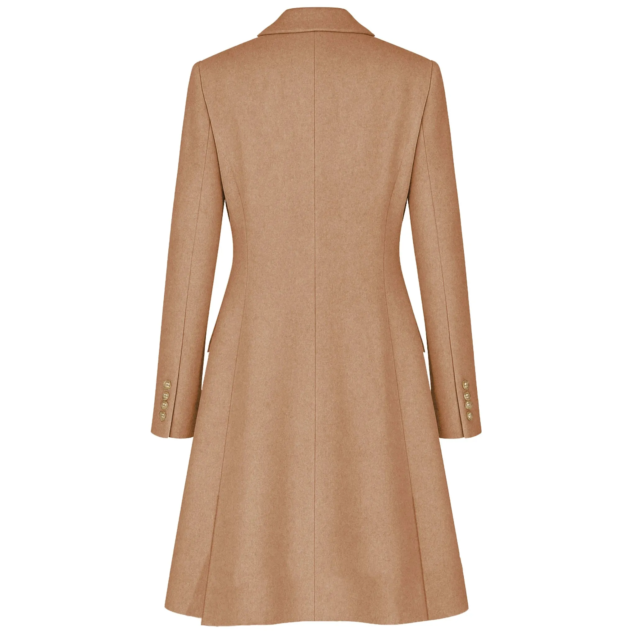 Loro Piana Fabric Coats Camel Woman sold by Siebentaschen product image thumbnail 2