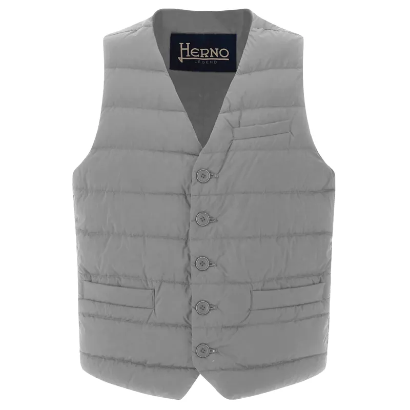Herno Vest Grey Man sold by Siebentaschen