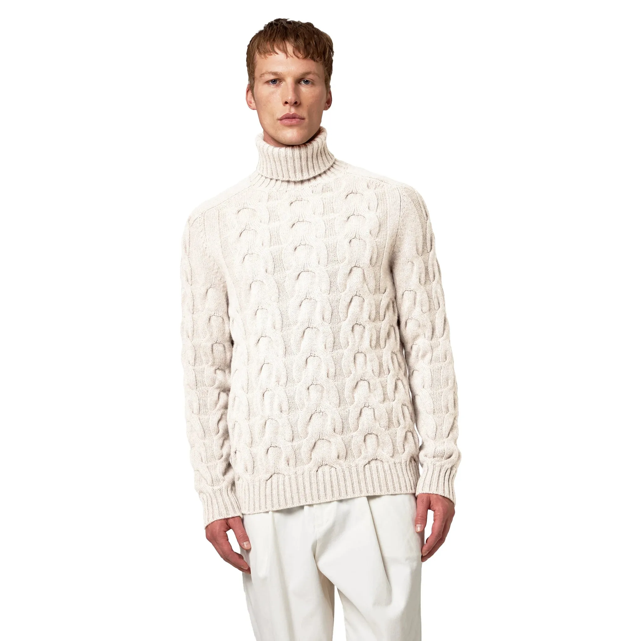 Alpha Studio Sweaters White Man sold by Siebentaschen