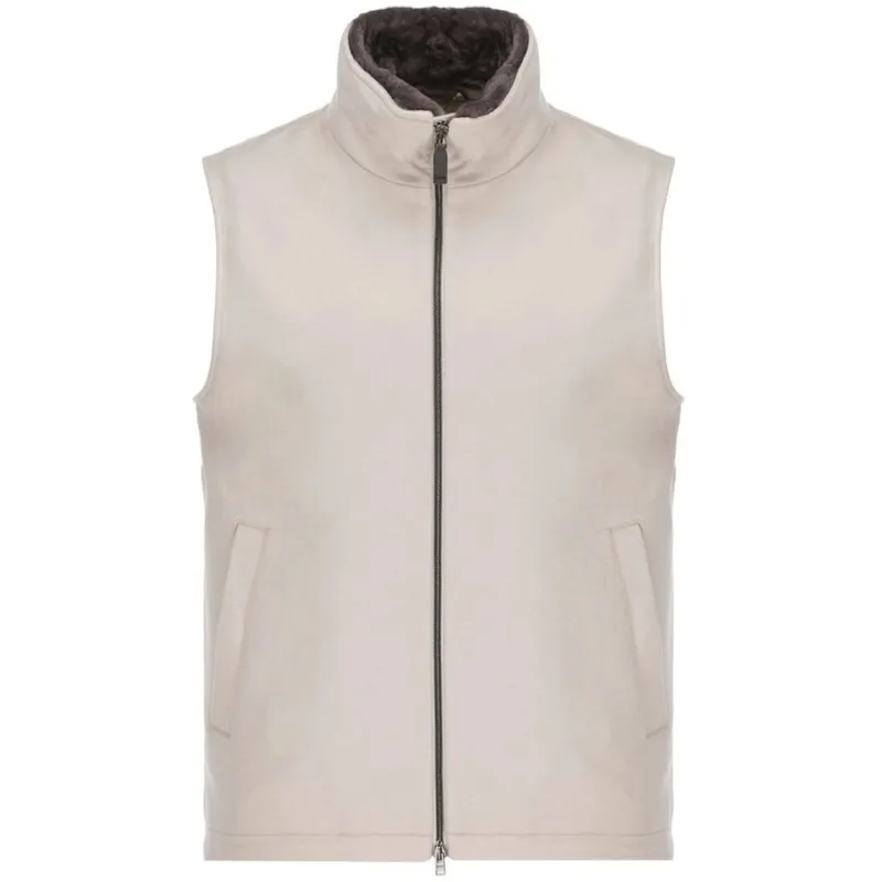 Herno Vest Beige Man sold by Siebentaschen