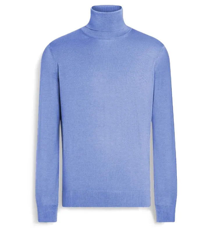 Emilio Romanelli Sweaters Light Blue Man sold by Siebentaschen