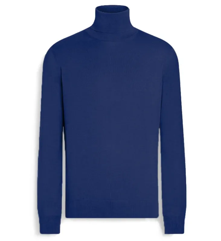Emilio Romanelli Sweaters Blue Man sold by Siebentaschen