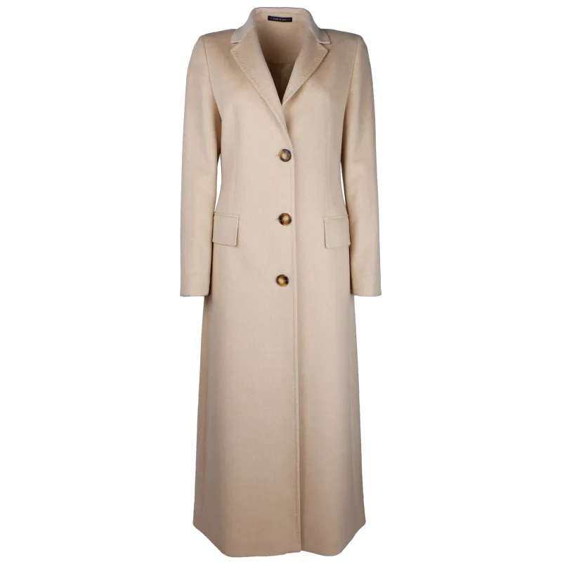 Loro Piana Fabric Coats Beige Woman sold by Siebentaschen