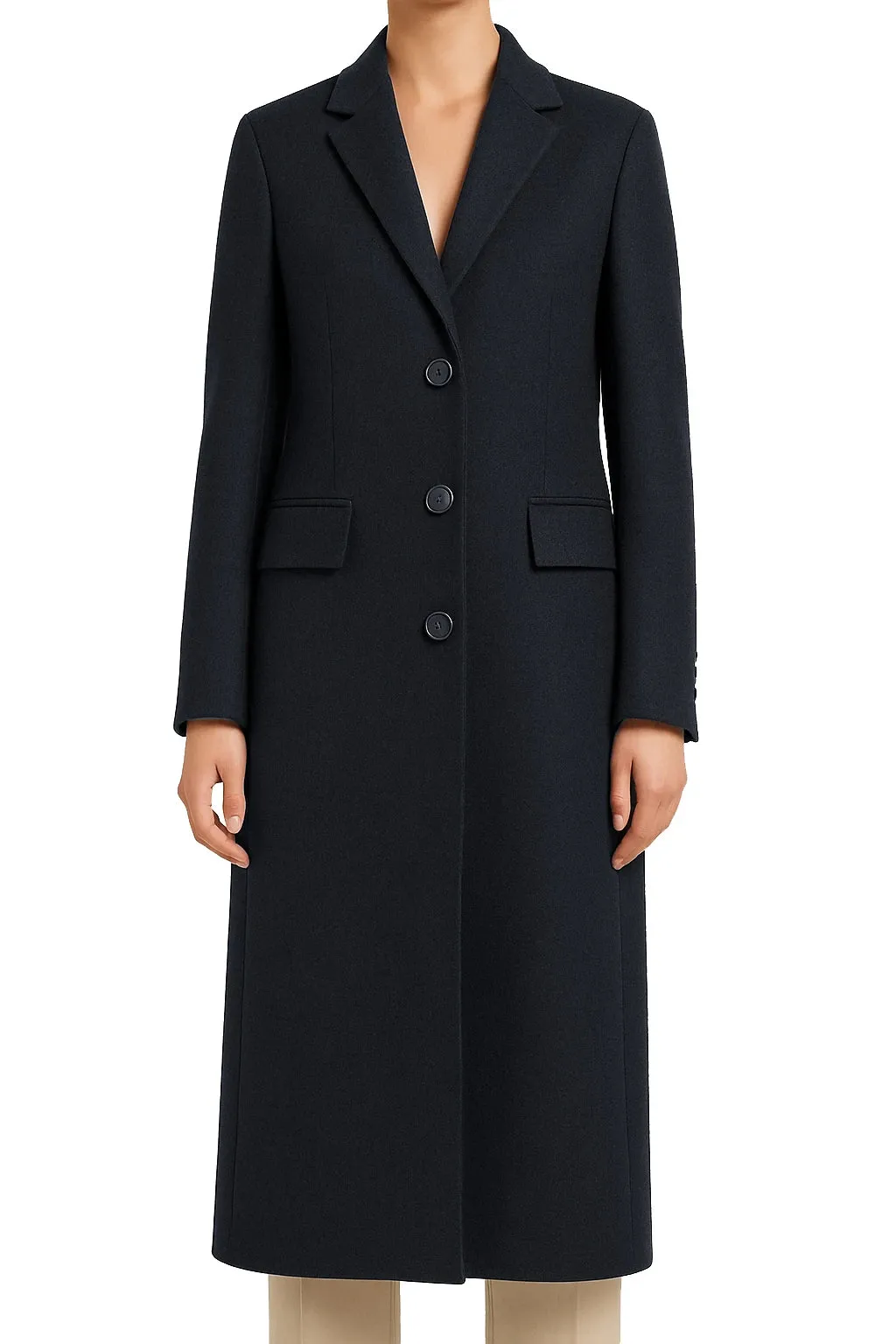 Loro Piana Fabric Coats Black Woman sold by Siebentaschen product image thumbnail 3