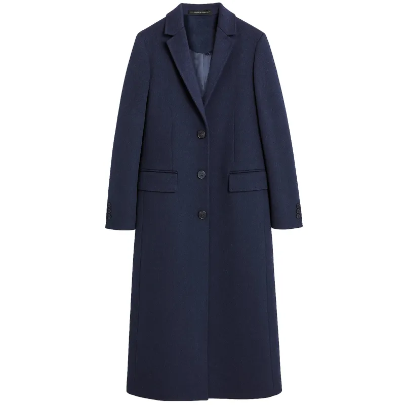 Loro Piana Fabric Coats Blue Woman sold by Siebentaschen