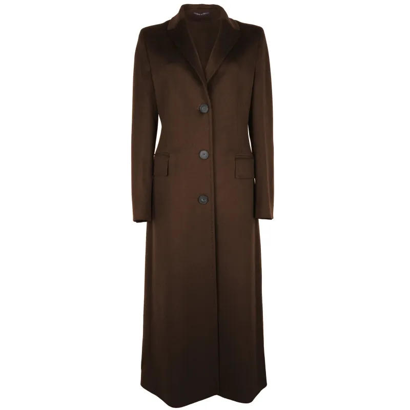 Loro Piana Fabric Coats Brown Woman sold by Siebentaschen