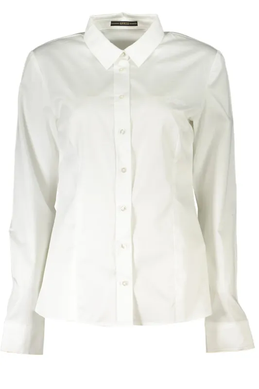 GUESS JEANS WOMEN S LONG SLEEVE SHIRT WHITE sold by Siebentaschen