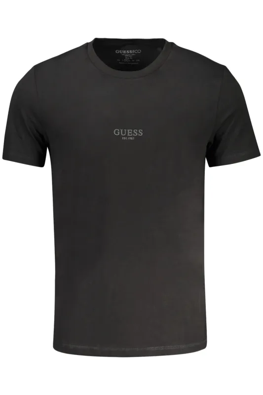 GUESS JEANS SHORT SLEEVE T-SHIRT MEN BLACK sold by Siebentaschen