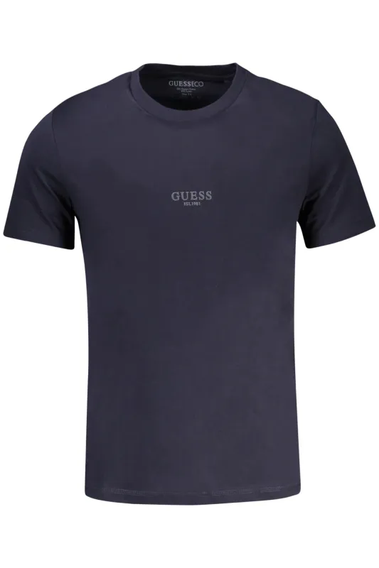 GUESS JEANS SHORT SLEEVE T-SHIRT MEN BLUE sold by Siebentaschen