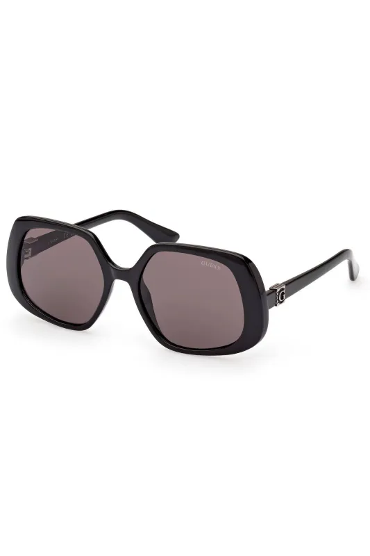 GUESS JEANS BLACK WOMAN SUNGLASSES made by Guess
