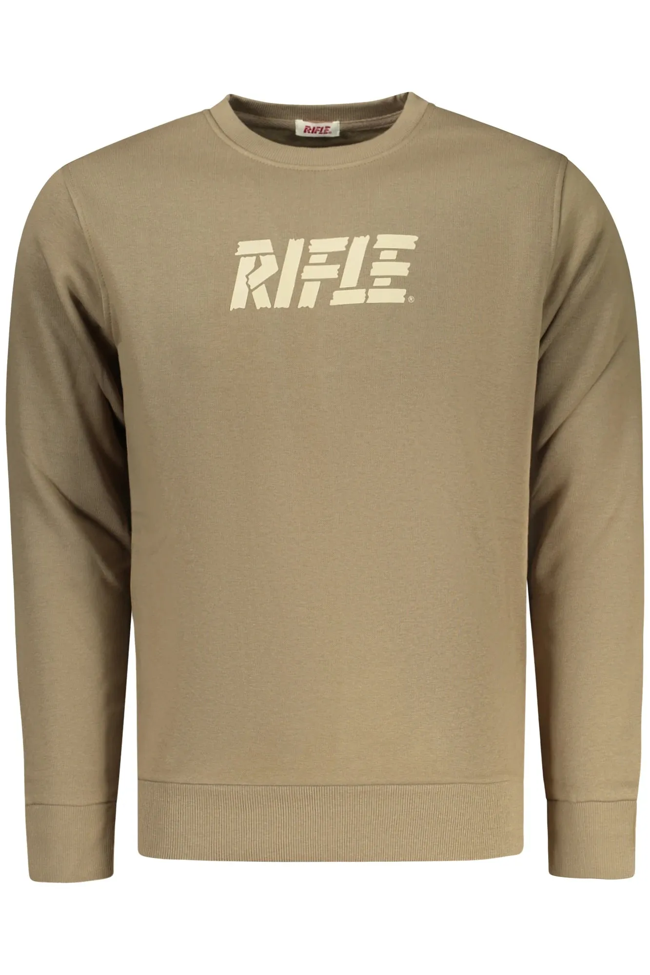 RIFLE MEN S ZIP-UP SWEATSHIRT BROWN sold by Siebentaschen