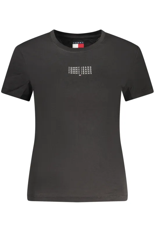 TOMMY HILFIGER WOMEN S SHORT-SLEEVE T-SHIRT BLACK made by Tommy Hilfiger