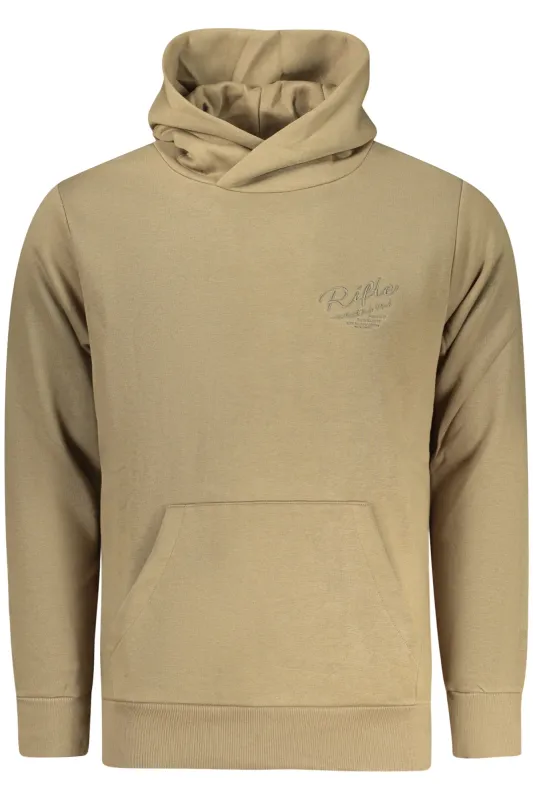 RIFLE MEN S ZIP-UP SWEATSHIRT BROWN sold by Siebentaschen