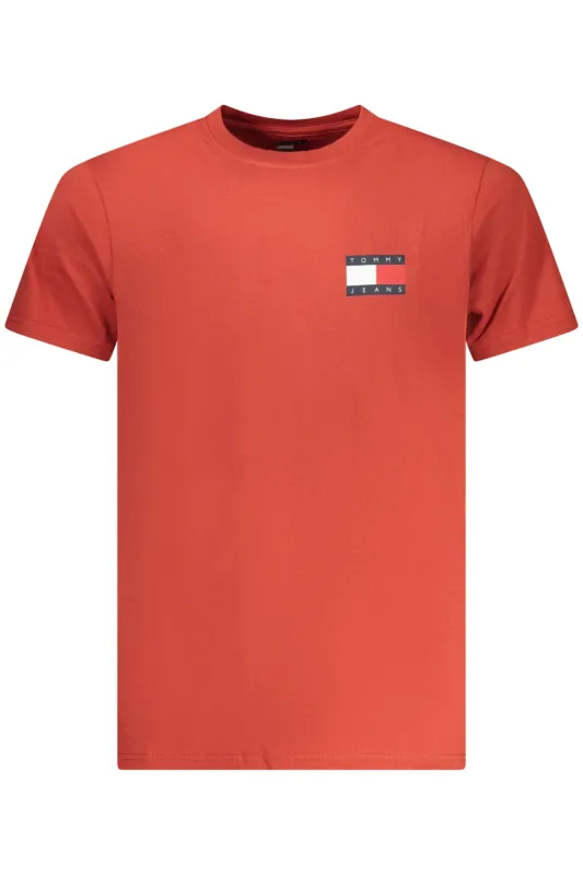 TOMMY HILFIGER MEN S SHORT-SLEEVED T-SHIRT, RED sold by Siebentaschen