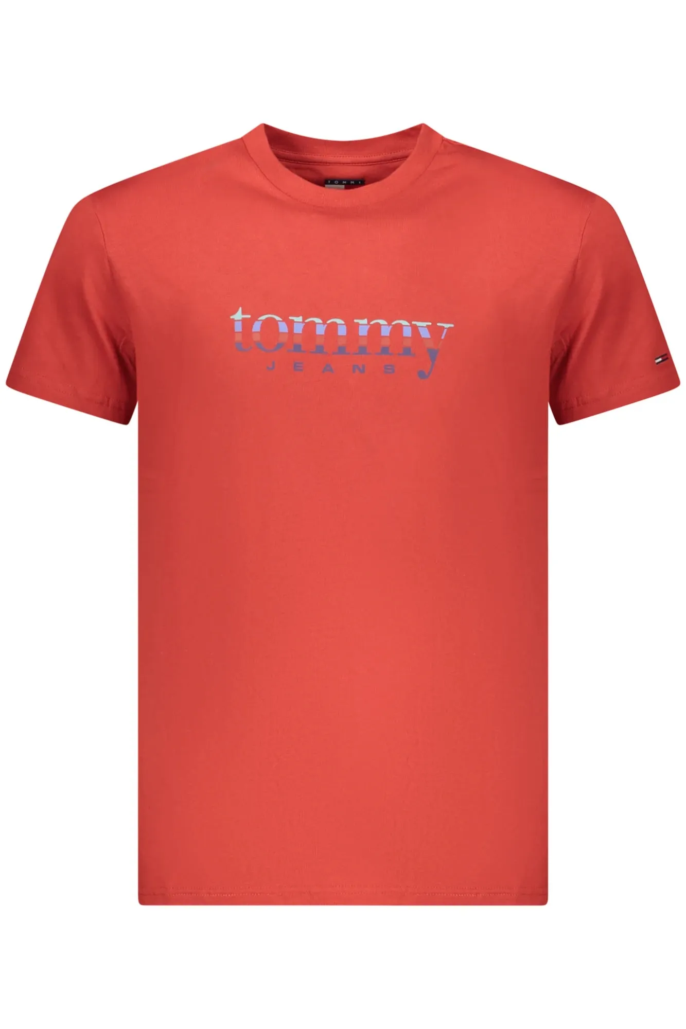 TOMMY HILFIGER MEN S SHORT-SLEEVED T-SHIRT, RED sold by Siebentaschen