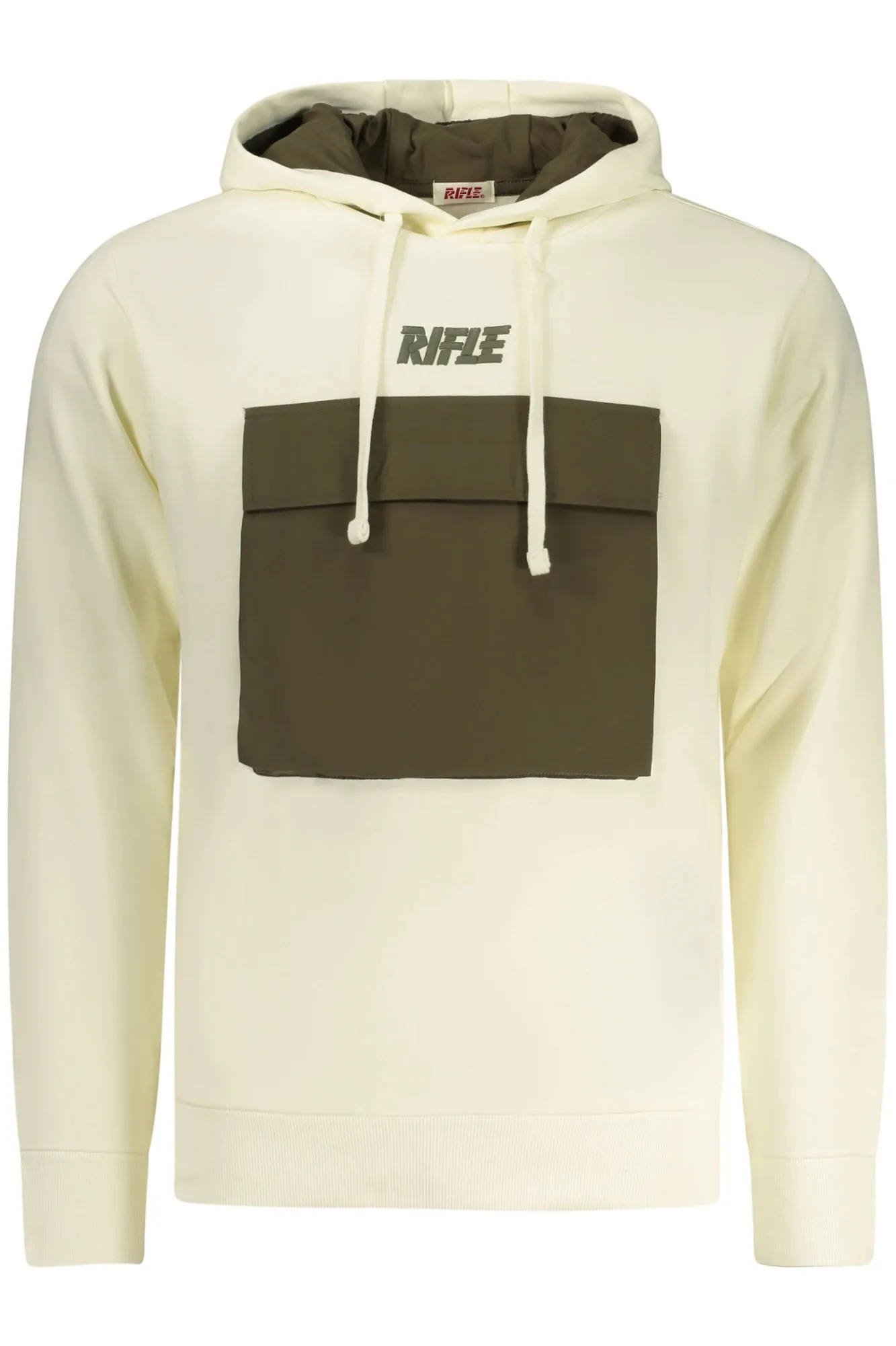 RIFLE MEN S ZIP-UP SWEATSHIRT WHITE sold by Siebentaschen