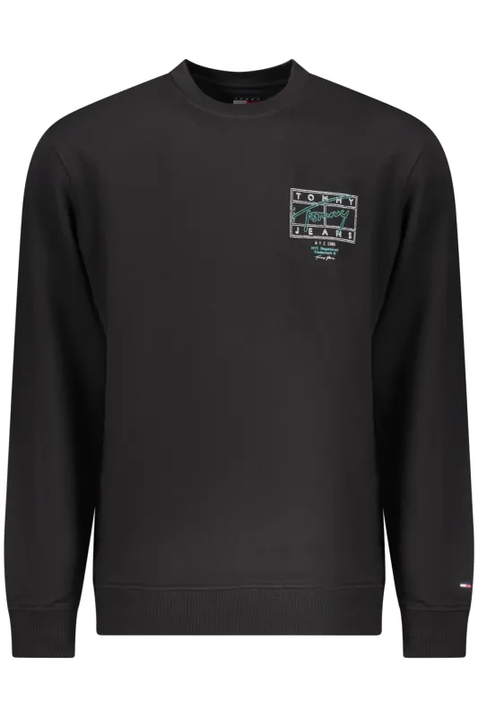 TOMMY HILFIGER MEN S BLACK ZIP-UP SWEATSHIRT sold by Siebentaschen