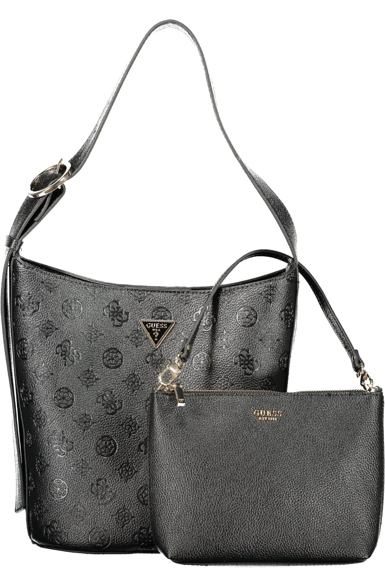 GUESS JEANS WOMEN S BLACK BAG sold by Siebentaschen