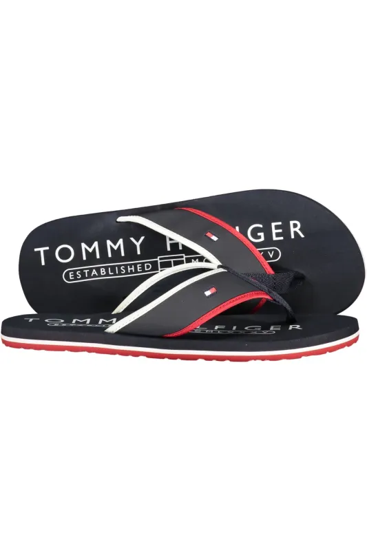 TOMMY HILFIGER MEN S BLUE SLIPPER FOOTWEAR sold by Siebentaschen