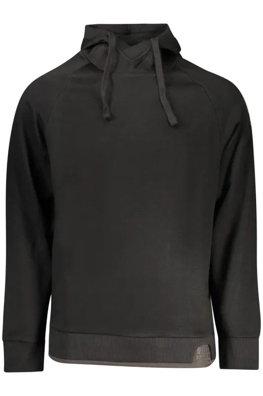 RIFLE MEN S BLACK ZIP-UP SWEATSHIRT made by Siebentaschen