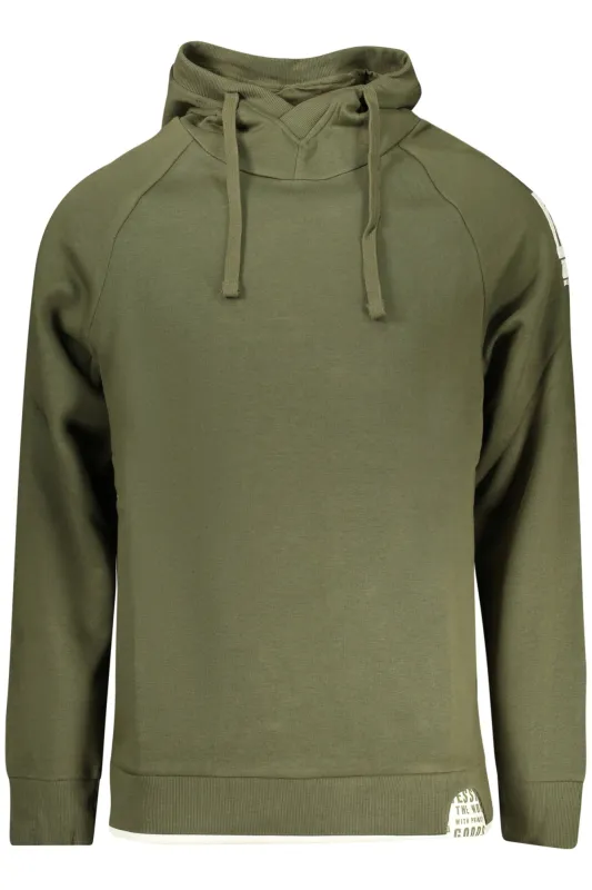 RIFLE MEN S ZIP-UP SWEATSHIRT GREEN sold by Siebentaschen