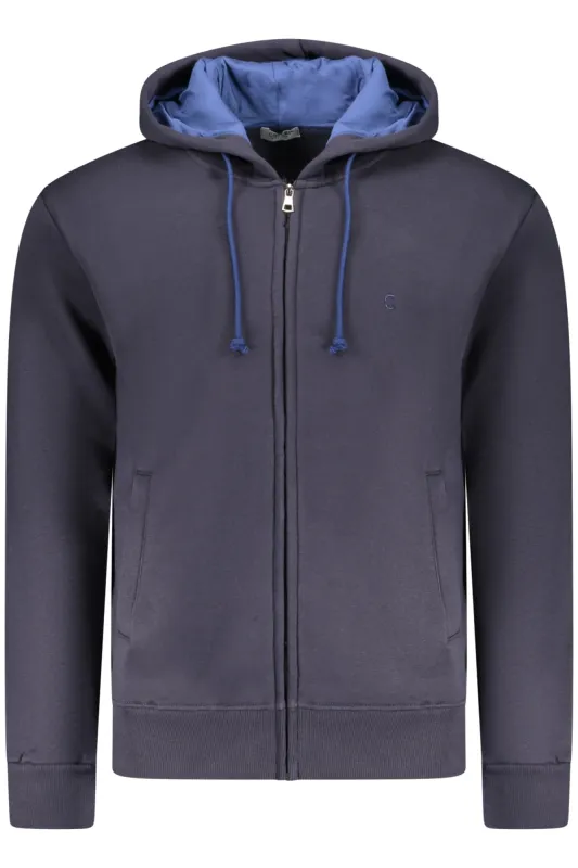 COVERI MOVING MEN S BLUE ZIP-UP SWEATSHIRT sold by Siebentaschen