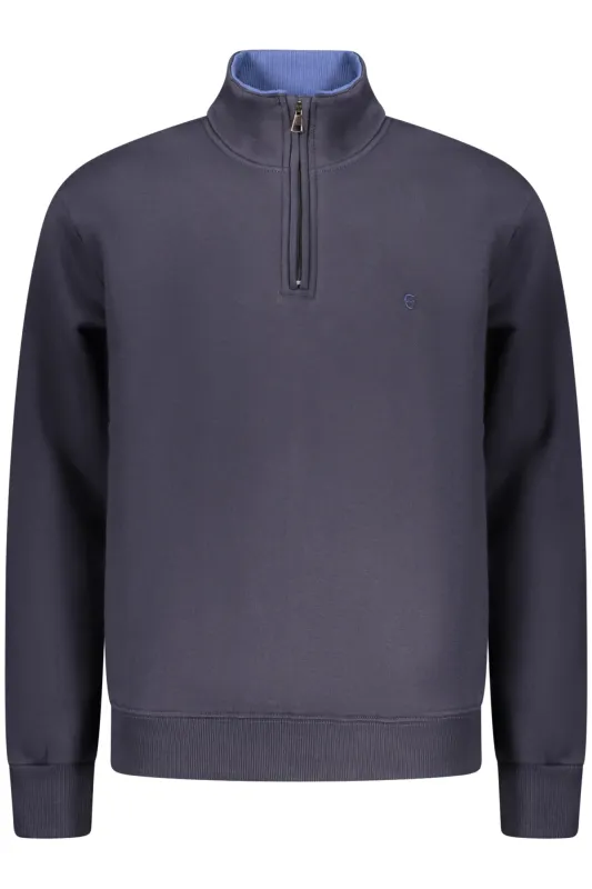COVERI MOVING MEN S BLUE ZIP-LESS SWEATSHIRT sold by Siebentaschen