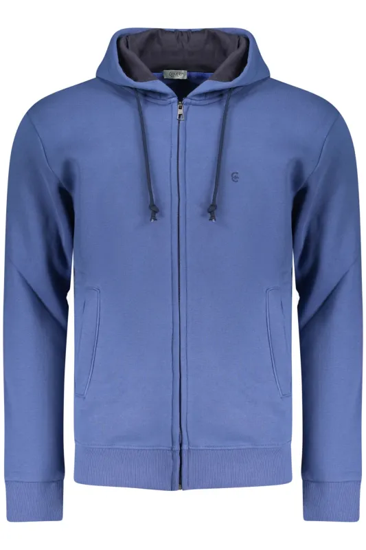 COVERI MOVING MEN S BLUE ZIP-UP SWEATSHIRT sold by Siebentaschen
