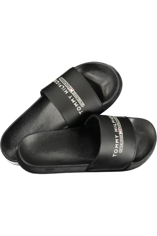 TOMMY HILFIGER MEN S BLACK SLIPPER FOOTWEAR sold by Siebentaschen