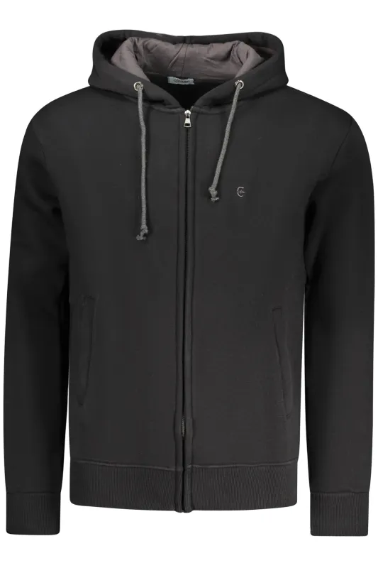 COVERI MOVING MEN S BLACK ZIP-UP SWEATSHIRT sold by Siebentaschen